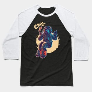 astronaut chill drinking Baseball T-Shirt